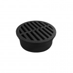 NDS 4'' Black Round Grate