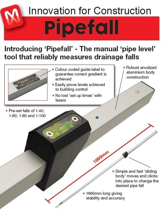 Pipefall Drainage Gradient Tool www.landscapeplastics.co.uk