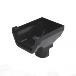 114mm Square Stopend Outlet to 65mm Square Downpipe