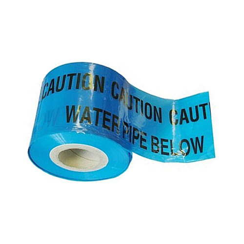Water Warning Tape x 365m www.landscapeplastics.co.uk