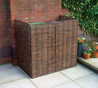 Wheelie Bin Screen - Double www.landscapeplastics.co.uk