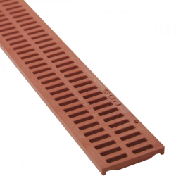 NDS Slotted Decorative Channel Grate Brick Red  x 900mm