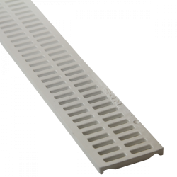 NDS Slotted Decorative Channel Grate White  x 900mm