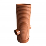 250mm dia Silt Trap 110mm inlet/outlet